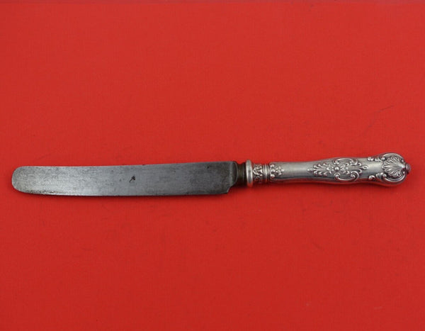 King by Whiting Sterling Silver Dinner Knife Blunt 9 1/2" Flatware Heirloom
