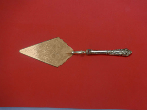 French Renaissance by Reed & Barton Sterling Pastry Server Fancy Vermeil Custom