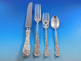 Chrysanthemum by Stieff Sterling Silver Flatware Set 12 Service 64 pcs Dinner
