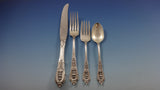 Rose Point by Wallace Sterling Silver Flatware Set 12 Service 78 Pcs Dinner Size