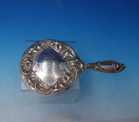 Peony by Wallace Sterling Silver Hand Mirror #1900 9 1/4" x 5" (#5203)