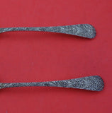 Antique Engraved by Tiffany and Co Sterling Silver Salad Serving Set 2pc GW Orig