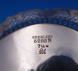 Redlich Co Sterling Silver Basket/Candy Dish Swing Handle Pierced #5288B (#7786)