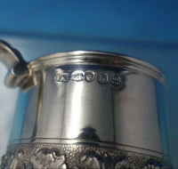 JA English Sterling Silver Child's Cup Gold Washed Interior 3.5 ozt. (#6259)