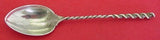 Square Twist #5 by Whiting Sterling Silver Demitasse Spoon 4" Silverware