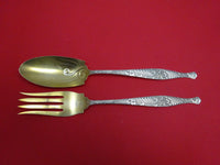 Orleans by Towle Sterling Silver Salad Serving Set 2pc GW Multi-Motif 10 1/2"