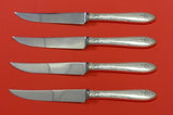 Margaret Rose by National Sterling Silver Steak Knife Set 4pc HHWS Custom