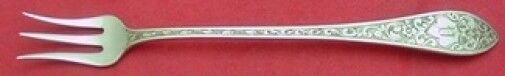 Colonial B Engraved by Whiting Sterling Silver Cocktail Fork 5 3/4" Heirloom