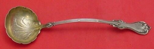 Duke of York by Whiting Sterling Silver Soup Ladle Gold Washed 12" Serving