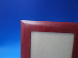 Tiffany and Co Red Leather Picture Frame c. 1940 6 1/2" x 4 1/2" Vintage (#6186)