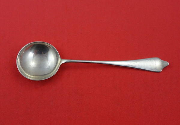 Shield End by Spaulding & Co. English Sterling Silver Cream Soup Spoon 6"