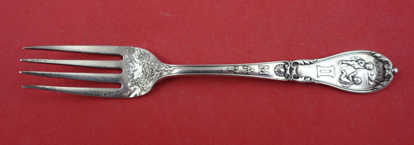 Zodiac By Gorham Sterling Silver Tea Fork "Gemini" May 5 3/4"