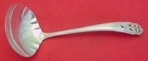 Queen's Lace by International Sterling Silver Gravy Ladle 6 1/2"