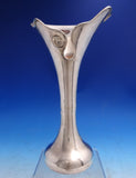 Melda Turkish 900 Silver Vase 5 3/4" x 5" x 10 1/2" Modernism (#8765) Unique!