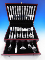 Canterbury by Towle Sterling Silver Flatware Set 12 Service 65 pcs Beaded Dinner