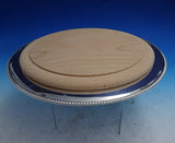 English Sterling Silver Challah / Cheese Board 3/4" x 11 1/4" 18.4 ozt. (#8614)