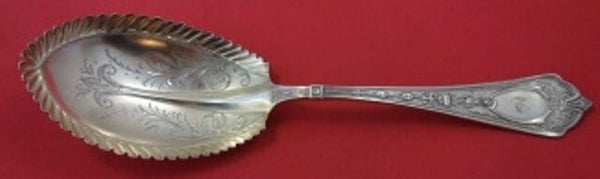 Cleopatra by Schulz and Fischer Sterling Berry Spoon GW BC with Pie Edge 9"
