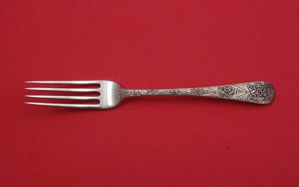 Antique Engraved by Tiffany and Co Sterling Silver Regular Fork 7 1/4" Flatware