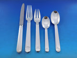 Normandie by Puiforcat Silverplate Flatware Set Service 58 pcs Dinner Unused