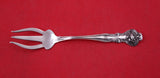 Pond Lily by Paye and Baker Sterling Silver Pastry Fork 3-tine 5 1/8"