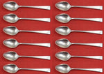 Craftsman by Towle Sterling Silver Demitasse Spoon Set 12 pieces 4 1/2"