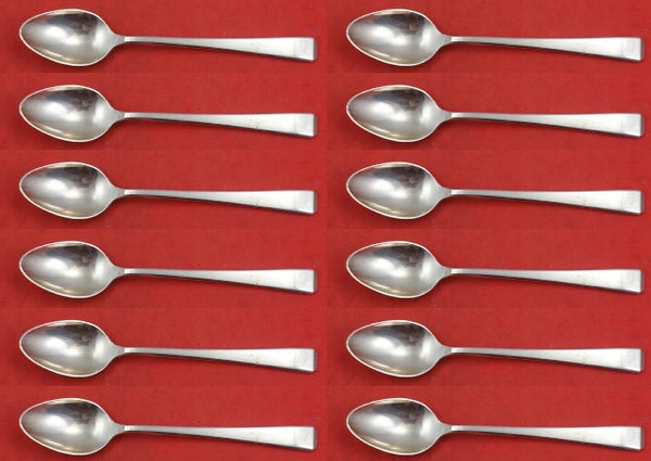 Craftsman by Towle Sterling Silver Demitasse Spoon Set 12 pieces 4 1/2"