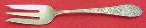 Colonial B Engraved by Whiting Sterling Silver Salad Fork 6 3/8" Flatware