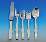 Porter Blanchard Sterling Silver Flatware Set Service Dinner 20 pieces Modern