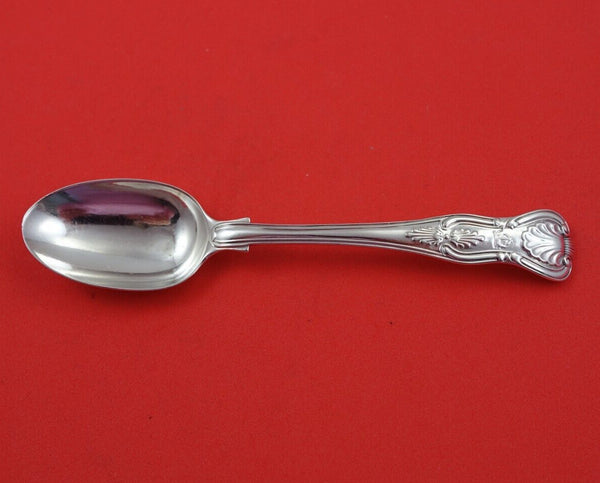 Kings by George Adams English Sterling Silver Teaspoon w/ Crest Crown Hat 5 7/8"