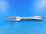 Lap Over Acid Etched by Tiffany Sterling Silver Regular Fork Grapes 7 1/4"
