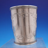 Tifft and Whiting Coin Silver Baby Cup with Engraved Scrollwork 3.8 ozt. (#9085)