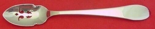 Colonial by Whiting Sterling Silver Olive Spoon Pierced Custom Made 5 3/4"