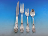 Tiger Lily Festivity by Reed & Barton Silverplate Flatware Set 12 Service 104 pc