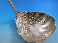 Elegance by Reed & Barton Sterling Silver Soup Ladle Flowers in Bowl 12 1/2"