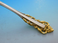 Medici Golden Accent by Gorham Sterling Silver Flatware Set 12 Service 50 Pieces