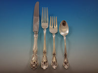 Chateau Rose by Alvin Sterling Silver Flatware Set for 8 Service 64 pcs Dinner