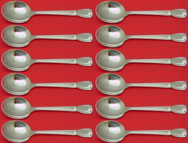 Castilian by Tiffany and Co Sterling Silver Cream Soup Sp Set 12 pieces 6 7/8"