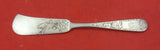 Mayflower by Kirk Coin Silver Master Butter Flat Handle BC 10.15 Mark 7 7/8"