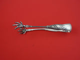 Italian J Engraved by Whiting Sterling Silver Ice Tong w/ claw 6 1/2"