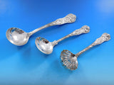 Bacchanalian English Sterling Silver Flatware Service Set 99 pieces Bacchus Wine