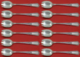 D'Orleans by Towle Sterling Silver Ice Cream Dessert Fork Set 12 6" Custom Made