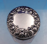 Simons Brothers Sterling Silver Glass Dresser Jar #983A 1 1/2" x 1 1/2" (#9240)