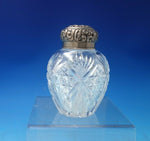 S. Cottle Co. Sterling Silver Tea Caddy with Cut Crystal #3 4 3/4" x 3" (#5596)
