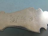 Saxon Stag by Duhme Coin Silver Fish Server Gold Washed B.C. 12 1/2" 3D