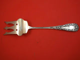 Chrysanthemum by Durgin Sterling Silver Salad Serving Fork Gold Washed 11 3/4"
