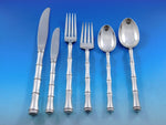 Mandarin by Towle Sterling Silver Flatware Set for 8 Service 49 pcs Bamboo