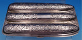 Japanese .950 Silver Cigar Case Bright-Cut 5 5/8" x 3 1/4" x 7/8" (#8310)