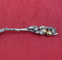 Gorham Sterling Silver Grapefruit Spoon w/GW Grapefruit Leaf Bowl #H38 Pat. 1891