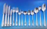Cordis by Tiffany and Co Sterling Silver Flatware Set 8 Service 124 pcs Modern