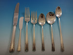 Chapel Bells by Alvin Sterling Silver Flatware Set For 12 Service 92 Pieces